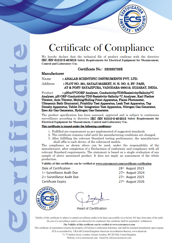 Directive IEC/EN 61010-2-40:2015