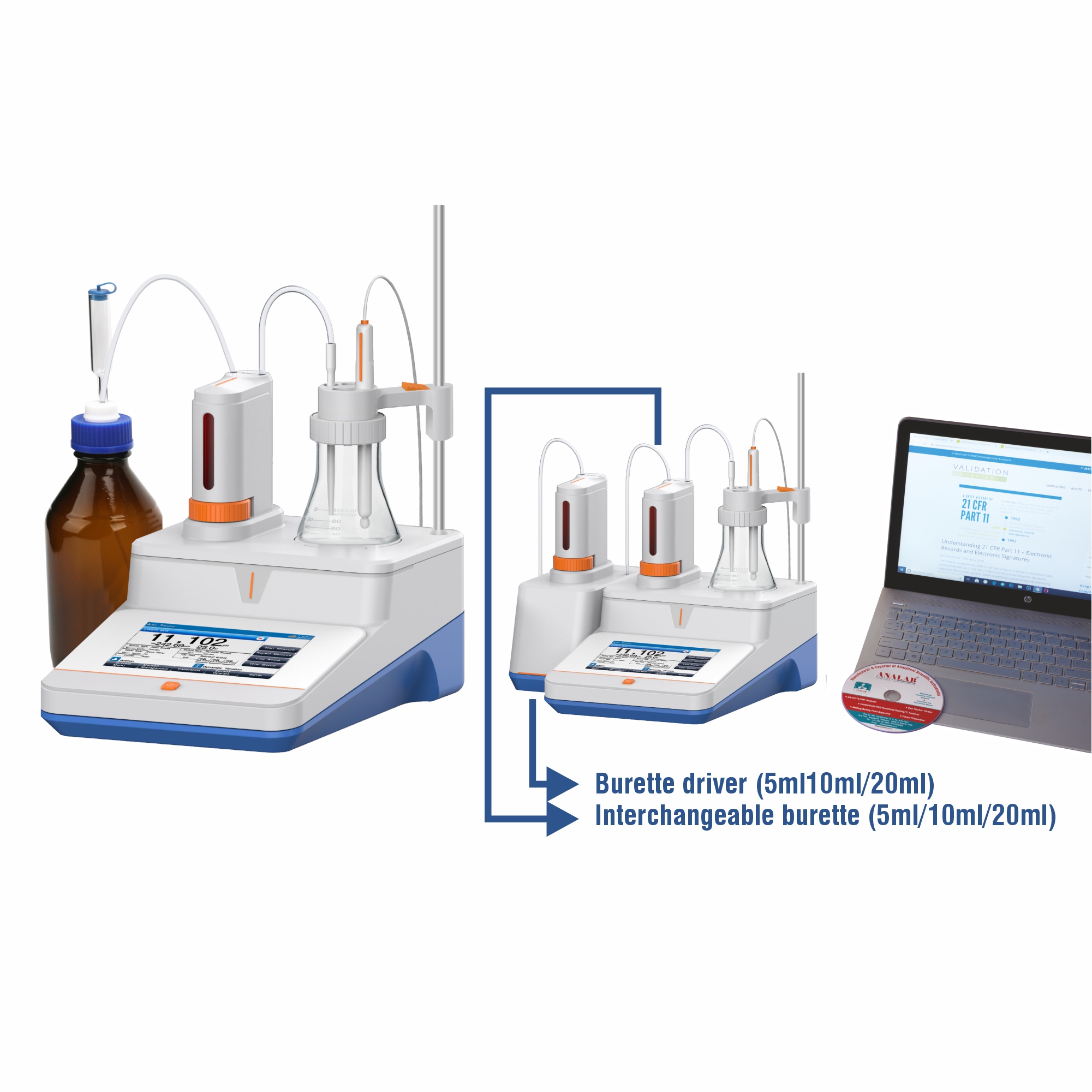 Auto Titrator with 21 CFR Part-11 Compliance Manufacturer in India