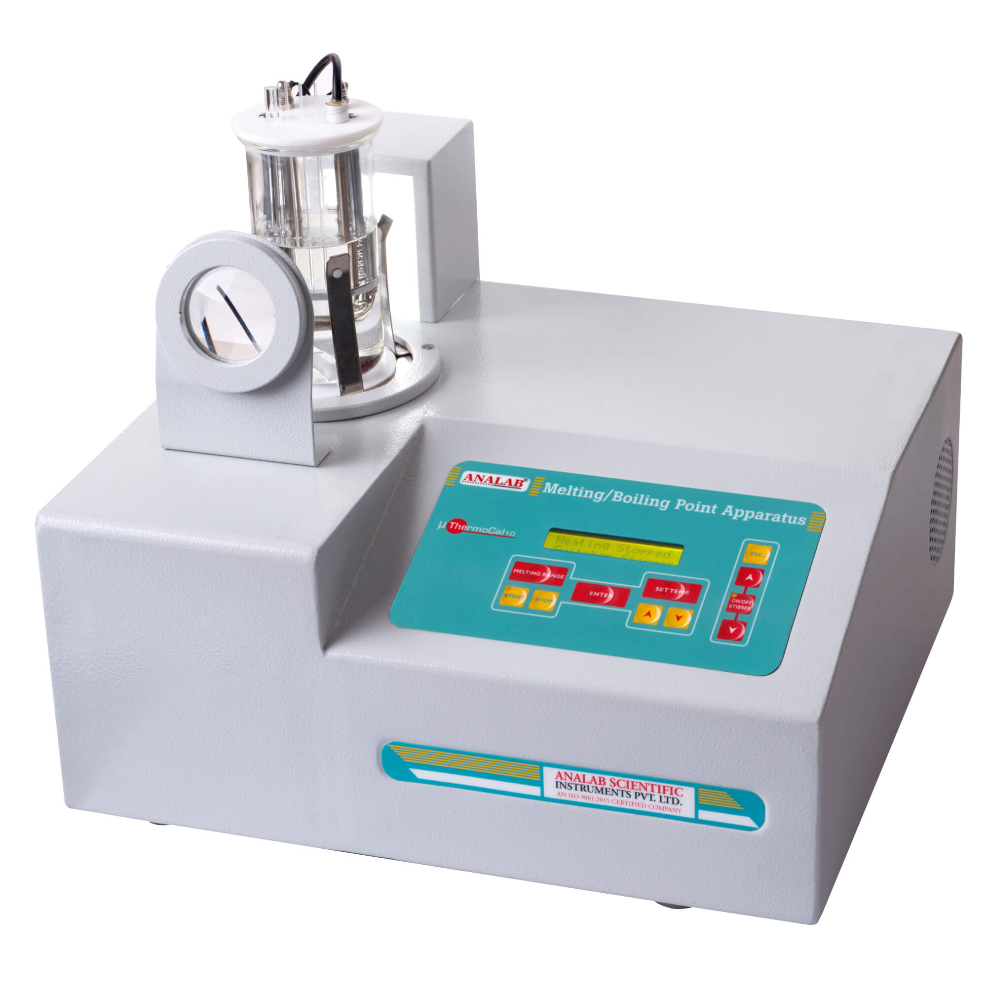 Microcontroller Based Melting/Boiling Point Apparatus Model : µThermoCal10 Manufacturer in India