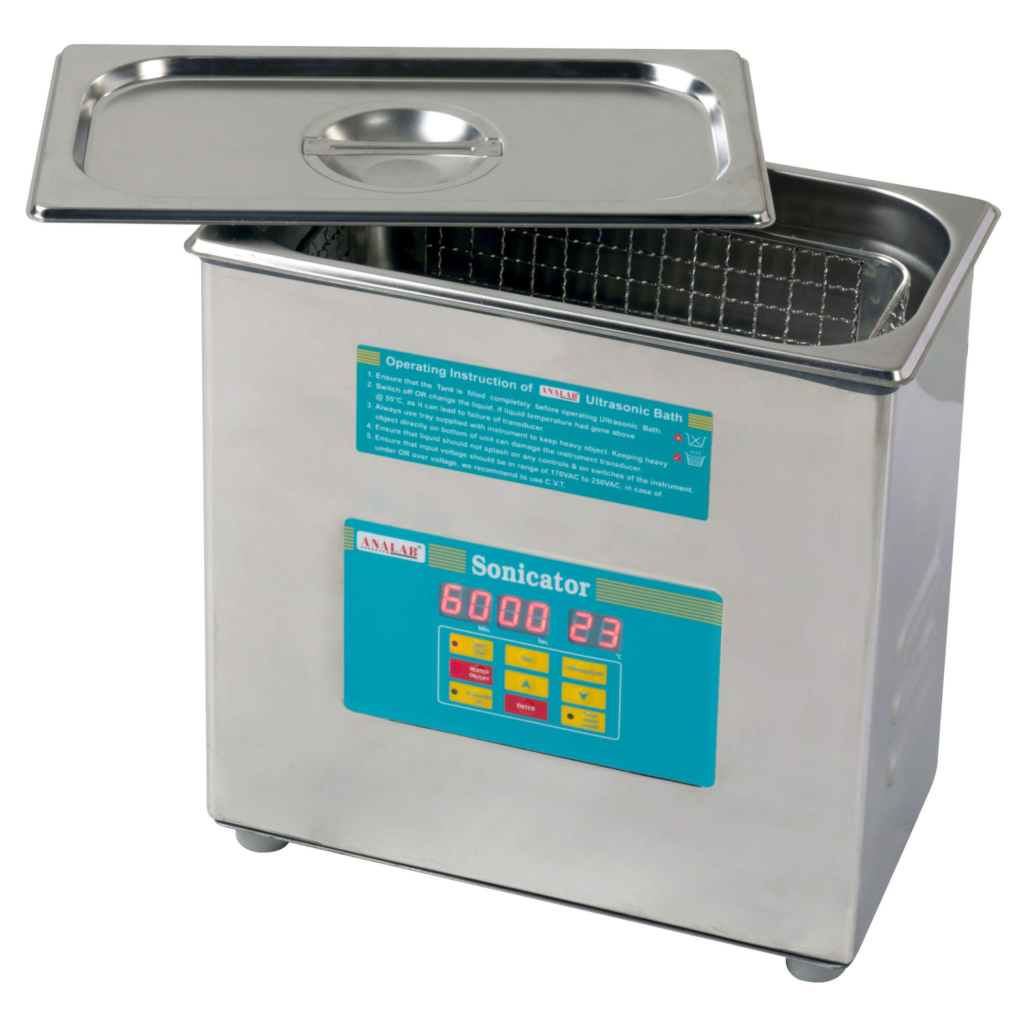 Ultrasonic Bath (Sonicator) with Heater Manufacturer in India